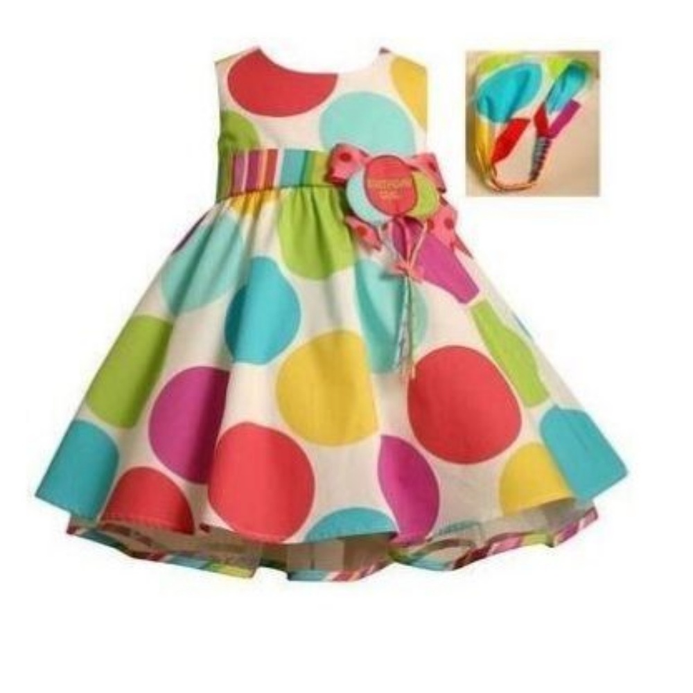 ☘️Birthday Girl Balloon Boutique Dress w head band - Picture 2 of 3